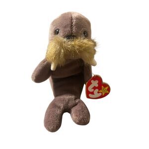 Rare 1996 Ty Beanie Baby "Jolly" Walrus Retired Collectible Plush